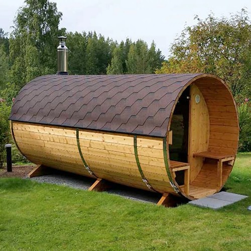 Keico barrel sauna - sauna, w/