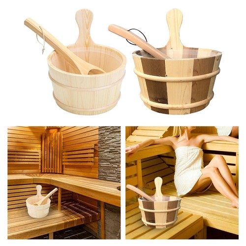 Sauna barrel and ladle - 4l,