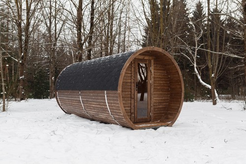 Person barrel sauna - sauna, with