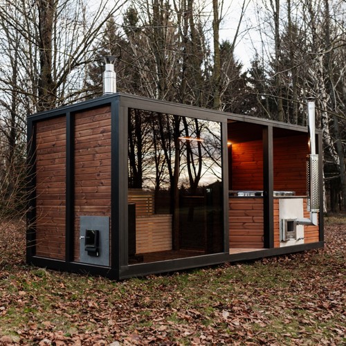 Sauna hot tub combo - sauna,