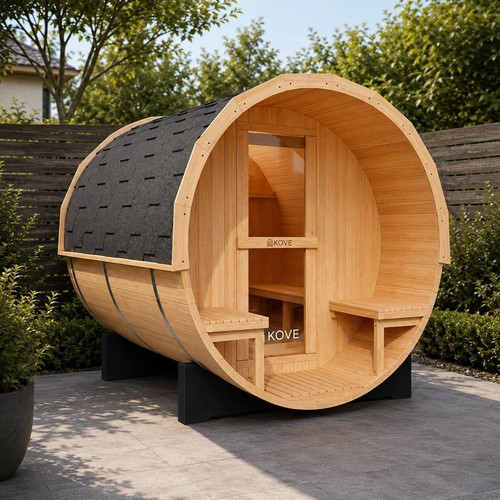 Kove outdoor barrel sauna - outdoor, –