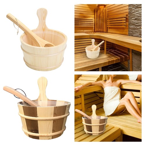 Sauna barrel and ladle - 4l,