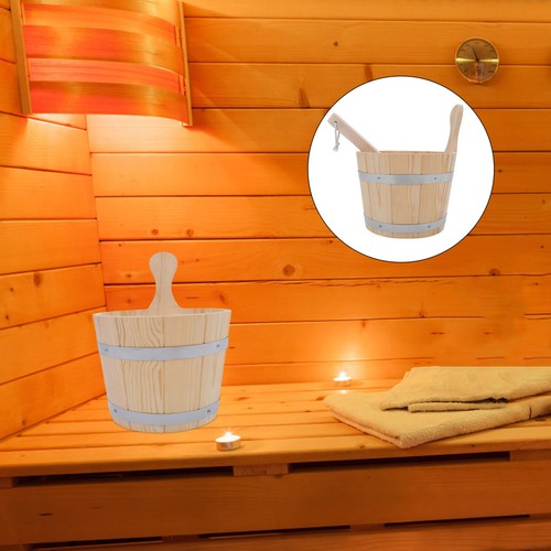 Wooden sauna bucket and - sauna,