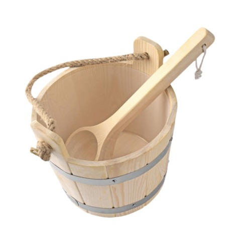 Wooden sauna barrel - wooden,