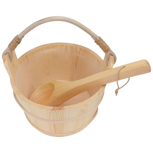 Wooden sauna barrel - barrel, set