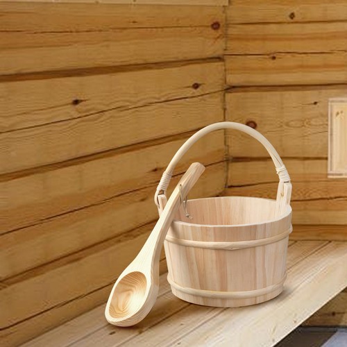 Sauna barrel and ladle spa - barrel,