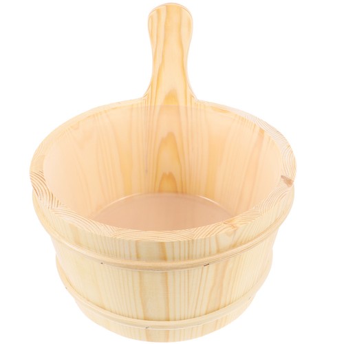 Wooden sauna bucket practical - sauna,