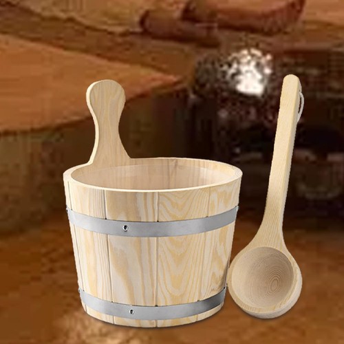 Sauna bucket and ladle set - sauna,