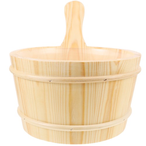 Sauna room wooden - sauna, bucket