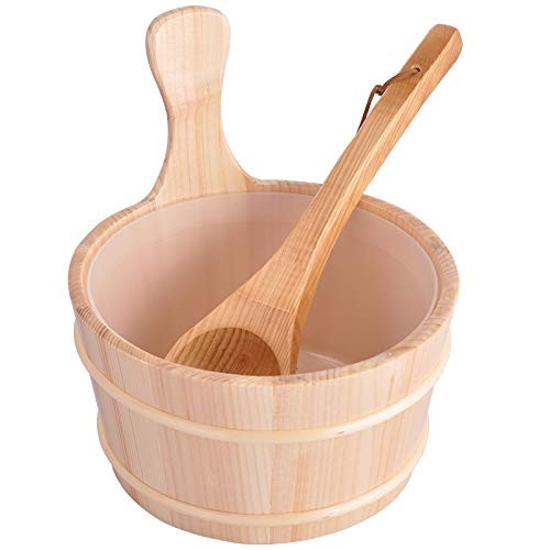 Zalati wooden bucket - wooden, ladle