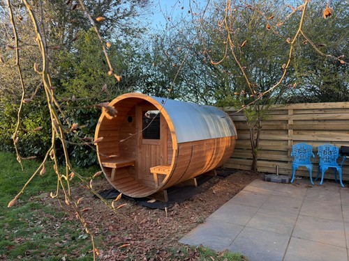 Barrel sauna 5m - sauna, 3.5m