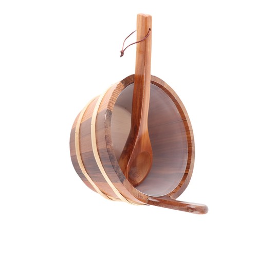 Sauna bucket ladle set leakage - sauna,