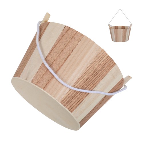 Crystal salt barrel wooden - crystal,